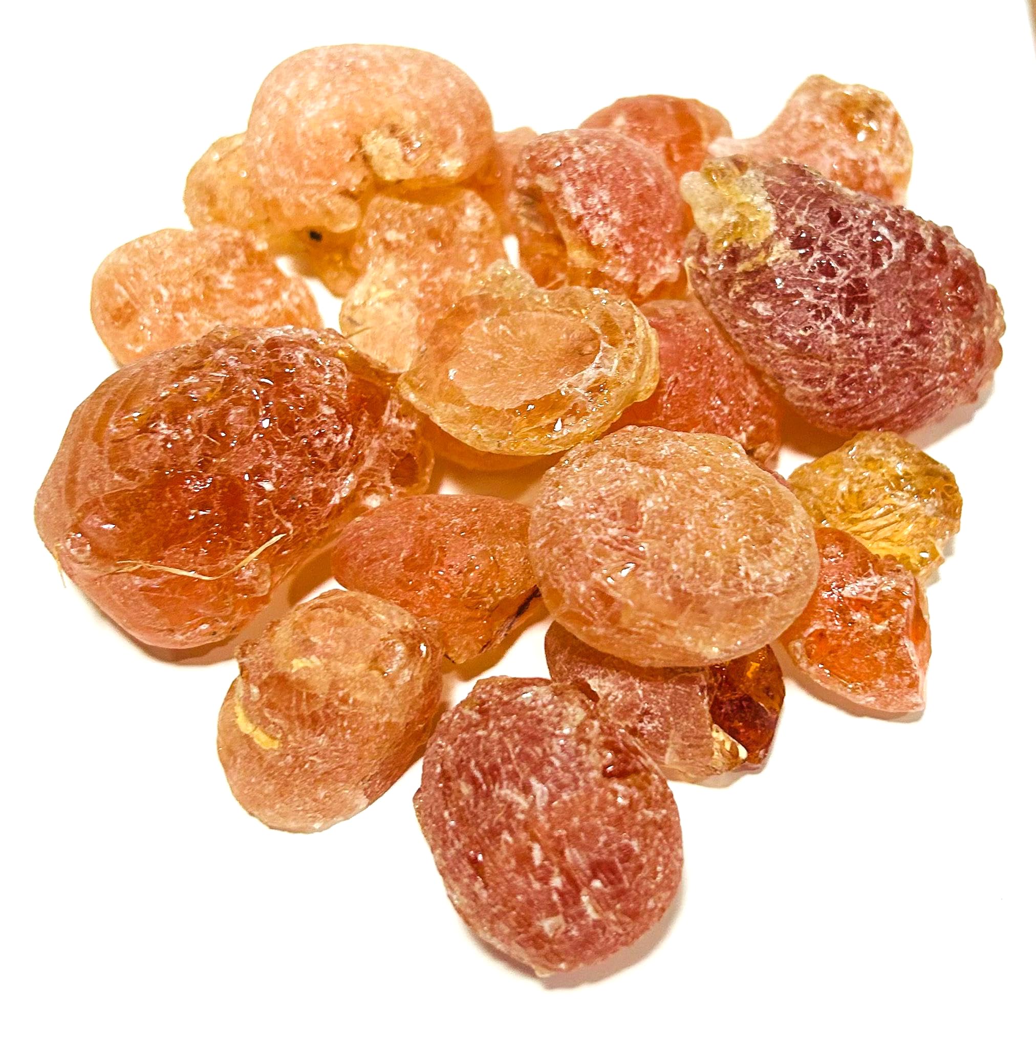 Gum Arabic Chunks - Premium Natural Acacia Resin - 100% Pure & Raw - For Crafts, DIY, Art, Incense Use - Non-GMO, No Additives - 8 oz (0.50 lb)