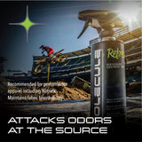 Molecule Refresh Spray | Performance Apparel Care | Cleans and Deodorizes Racing Suites & Technical Fabrics | Signature Fresh Scent | 4 Ounces