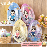 CALLIE Jumbo Easter Eggs Personalized Fillable with Name - Customized Large Easter Egg Gifts, Birthday Party Easter Bonus Gifts