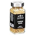 The Spice Lab No. 240 - Scorpion Pepper Salt - Worlds Hottest Salt - Gluten-Free Non-GMO All Natural Premium Gourmet Salt - French Jar