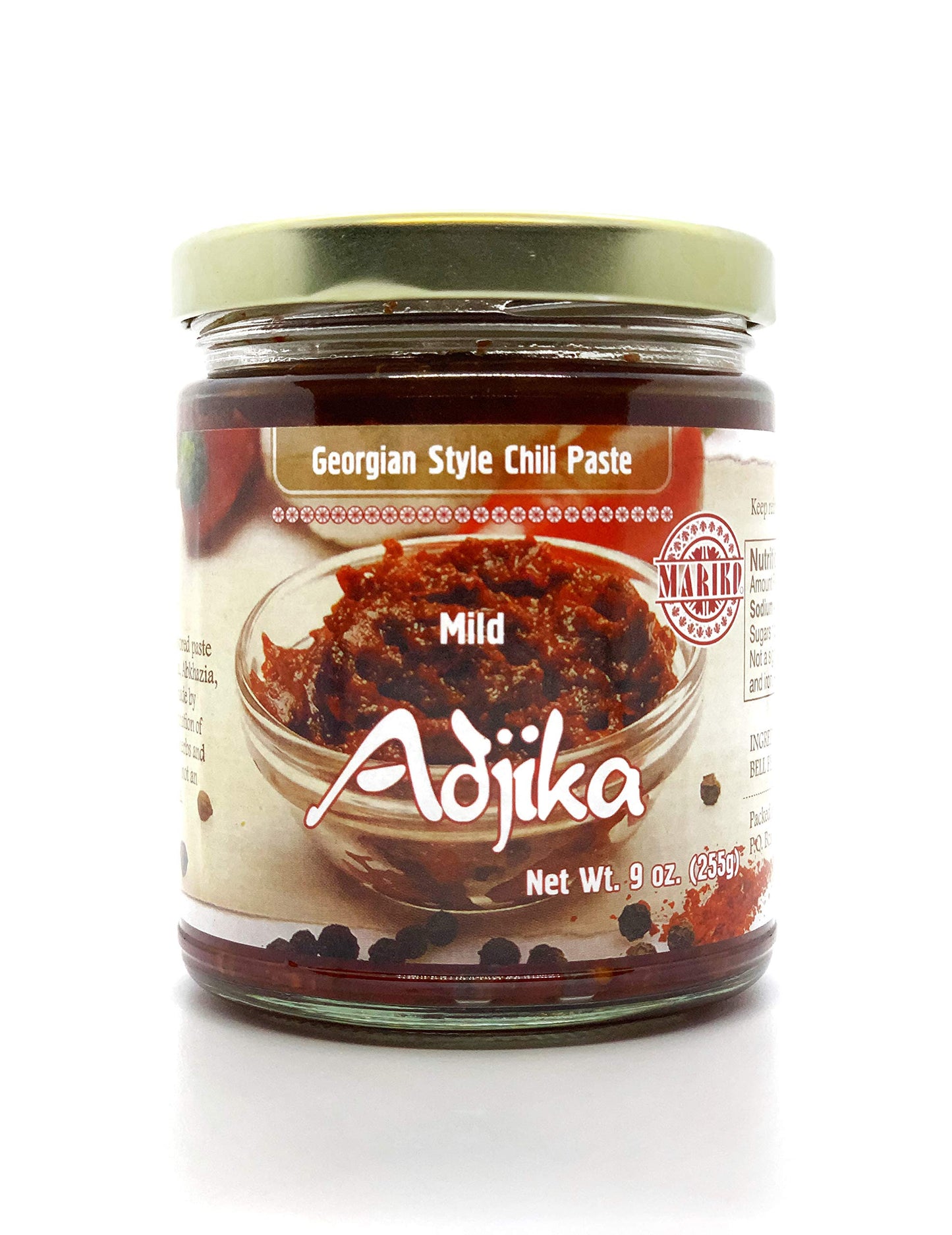 Adjika-Georgian Style Chili Paste (MILD) 1 Jar 9 OZ (255g)