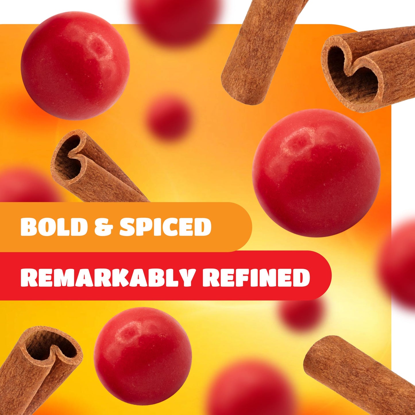 Spicy Cinnamon Jawbreakers - 2 Pound Bulk Pack (160 Count) - Cinnamon Hard Candy - Individually Wrapped Fiery Nostalgic Treat - Old Fashioned Hard