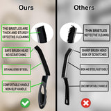Crevice Cleaning Brush for Deep Cleaning Bathroom Tile, Kitchen Sink and Window Tracks, Multi-Purpose Hard Bristle Cleaning Brush for Household Use