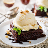 Munch Better Chocolate Protein Brownies - High Protein (25g), Dairy-Free, Gluten-Free, Low Sugar, Collagen-Infused, Clean Ingredients (8 Brownies per