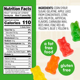 Snak Club Gummy Bears, Assorted Fruit Gummies, Bulk Candy, Fun Flavors Include Lemon, Orange, Strawberry, Apple, Pineapple, Gluten-Free Snacks, 7.5 oz