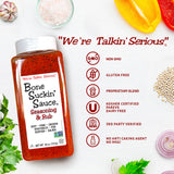 Bone Suckin' Sauce Bulk Seasoning & Rub - Brown Sugar, Garlic, Onion, Spices - Non-GMO, Gluten-Free, Fat-Free, Kosher, Pareve, No MSG (1 Pack