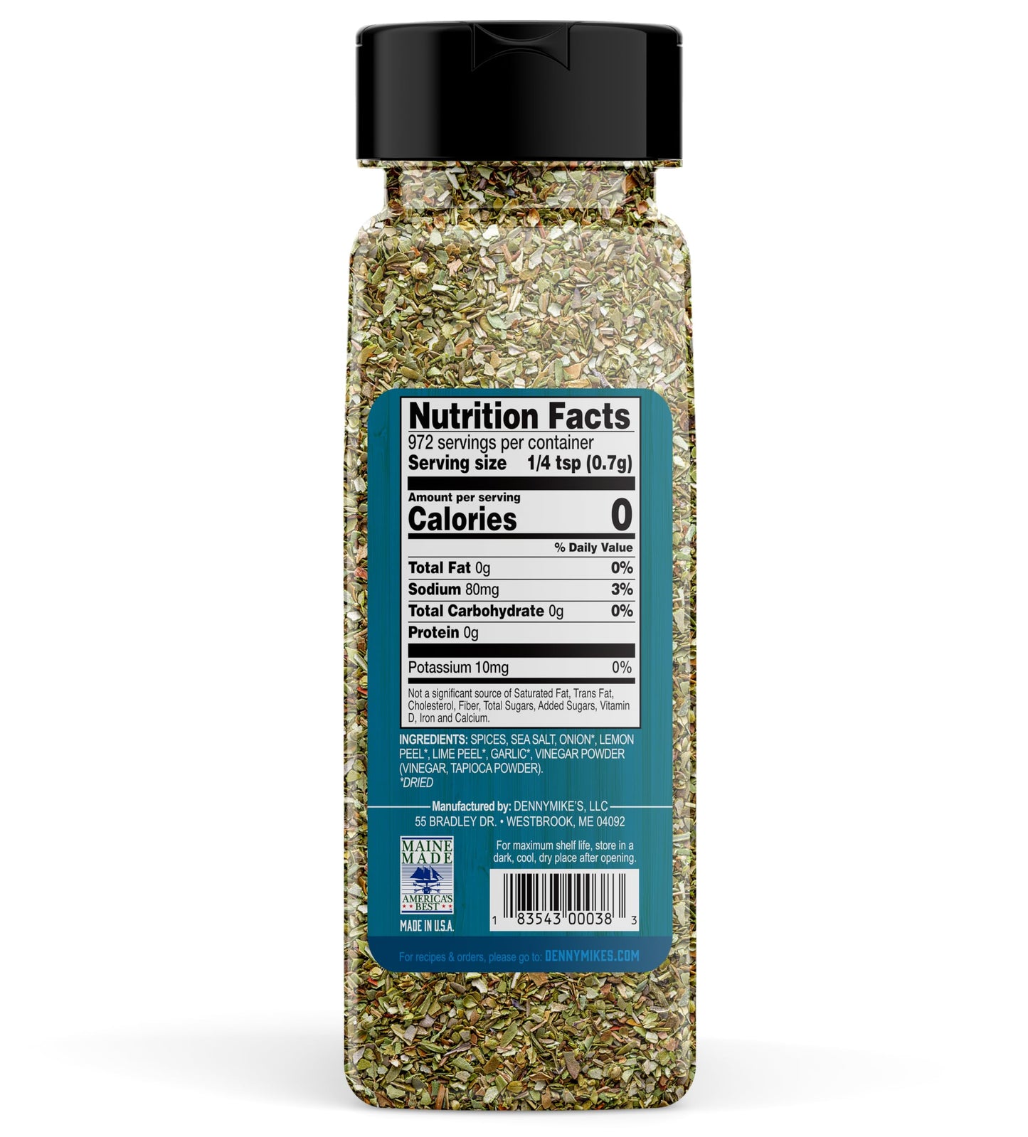 DennyMike’s Fintastic Seafood Seasoning - All-Natural Lemon Pepper & Dill Fish Spice Blend for Grilling, Baking & BBQ - Gluten-Free, Keto & Vegan