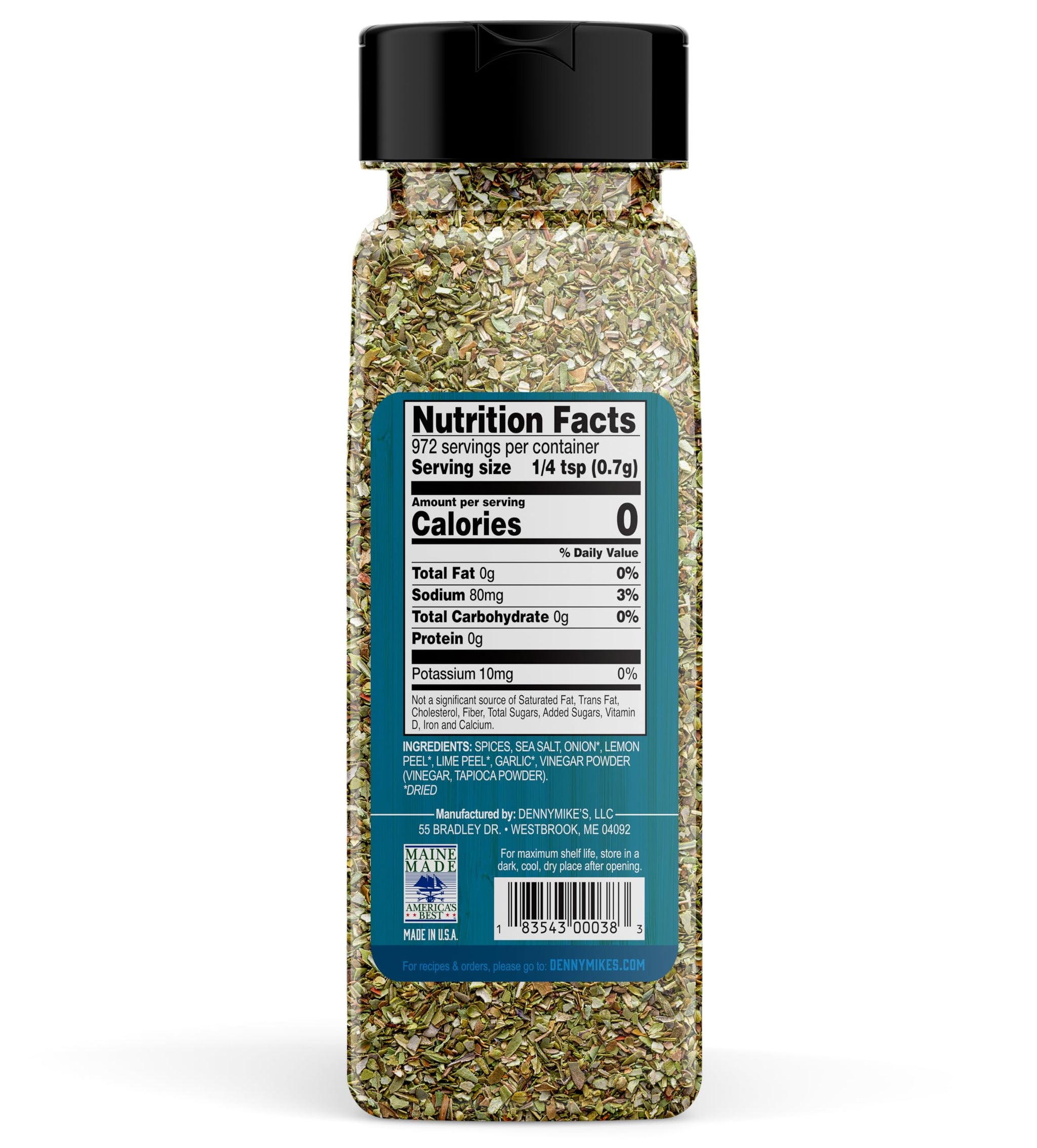 DennyMike’s Fintastic Seafood Seasoning - All-Natural Lemon Pepper & Dill Fish Spice Blend for Grilling, Baking & BBQ - Gluten-Free, Keto & Vegan