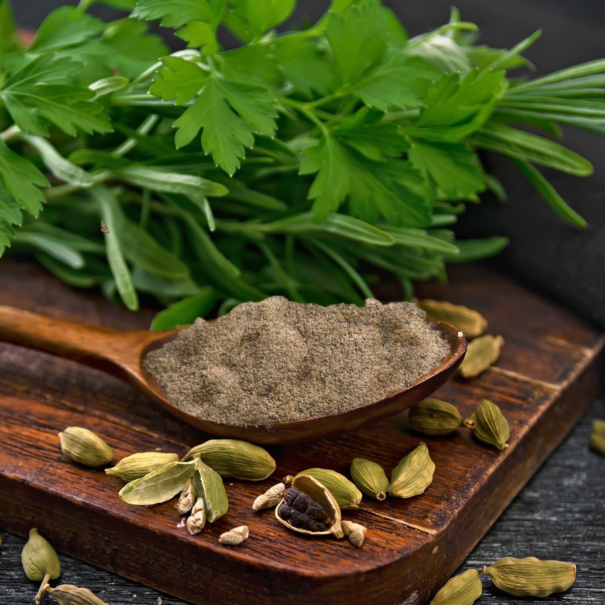 Birch & Meadow 1.5 lb of Ground Cardamom, Spicy & Fruity, Versatile