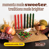 M&M’s Kwanzaa Milk Chocolate Candy, 2lb Party Size Bag of Festive Red, Black and Green Chocolate Pieces, Colorful Holiday Candy for Sharing, Party