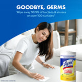 Lysol Disinfecting Wipes Bundle, Home Apartment Dorm Room Essentials and Cleaning Supplies, All Purpose Cleaner, Multi-surface Cleaning Wipes, Lemon