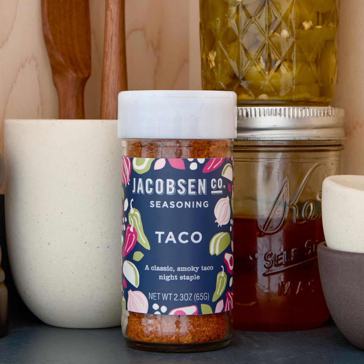 Jacobsen Salt Co. Seasoning Variety Pack - Sea Salt Soy-Free, Non-GMO, Gourmet Seasonings and Spices for Cooking, Made in USA, Real Salt Flakes
