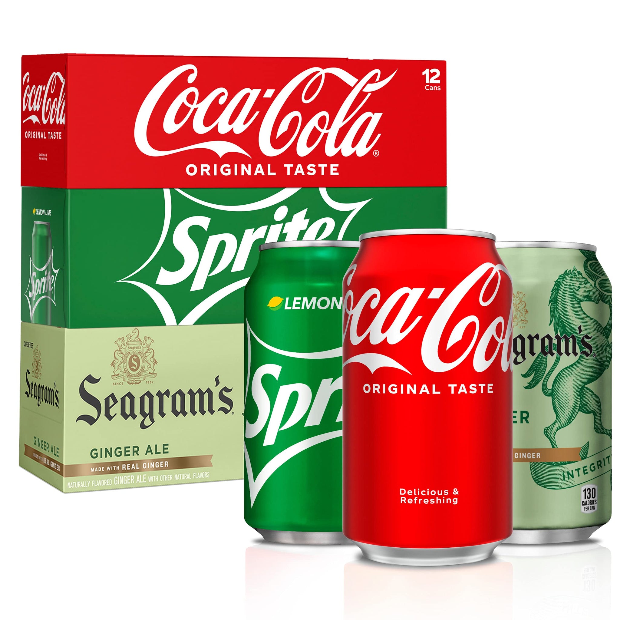 Coca-Cola Soda Soft Drink Party Pack, 12 Fl Oz