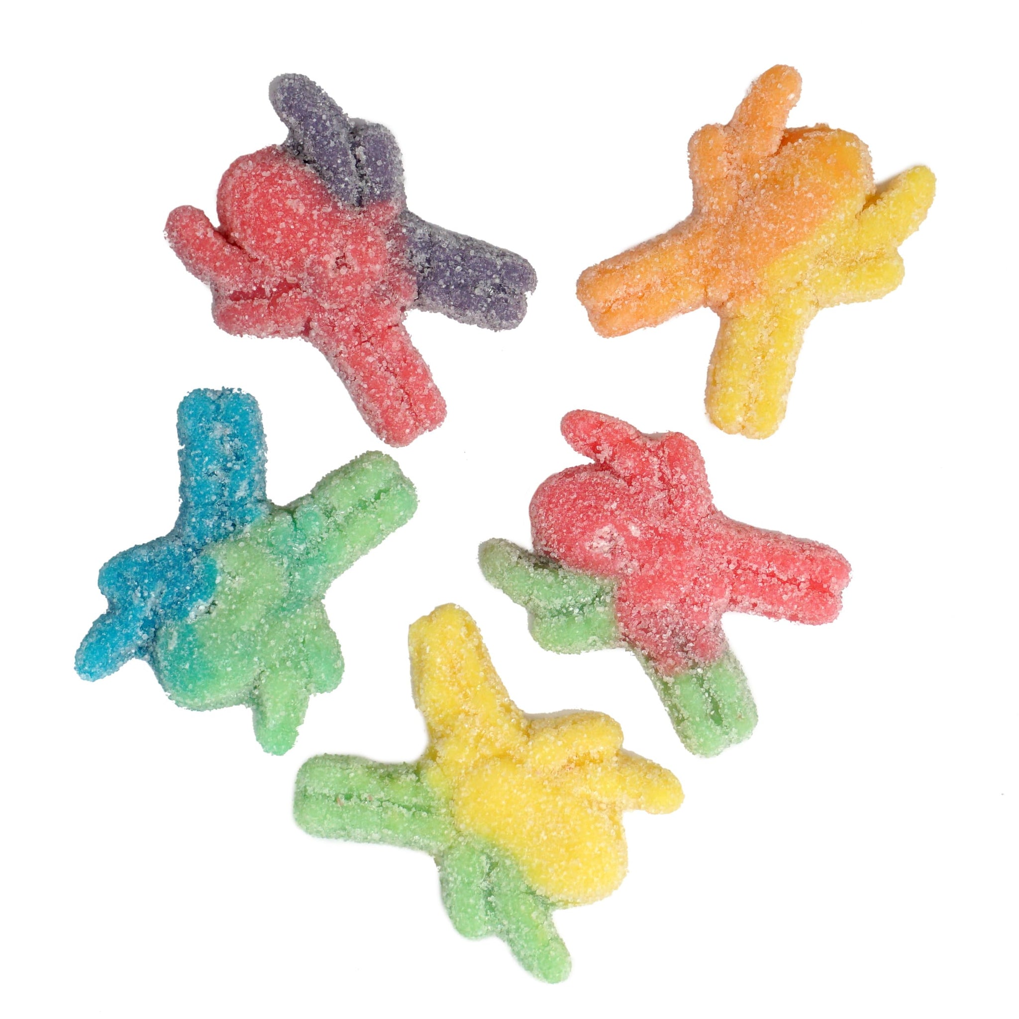 Sour Neon Gummy Spiders Two Toned Colors, 1 Pound Bulk Bag, Halloween Gummy Candy, Halloween Sour Candy, Gummies