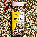 Christmas Softies Natural Sprinkles by Supernatural, Made in USA, No Artificial Dyes, Soy Free, Gluten Free, Vegan, 3 OZ