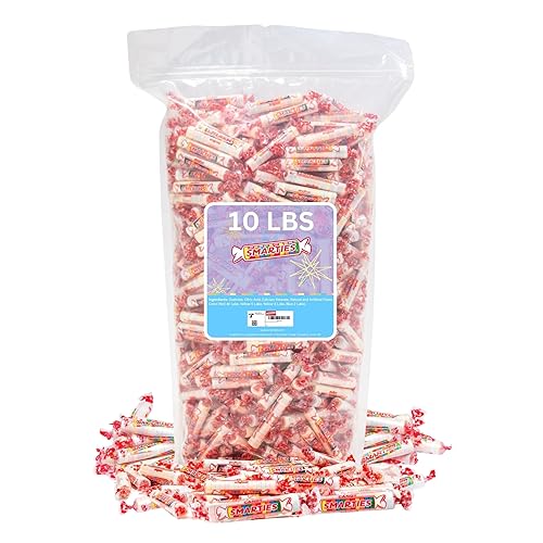 Smarties Candy Bulk Rolls Original Flavor, Gluten & Vegan Free, Classic Sweetness from Family Owned Company Since 1949, Peanut-Free & Dairy-Free