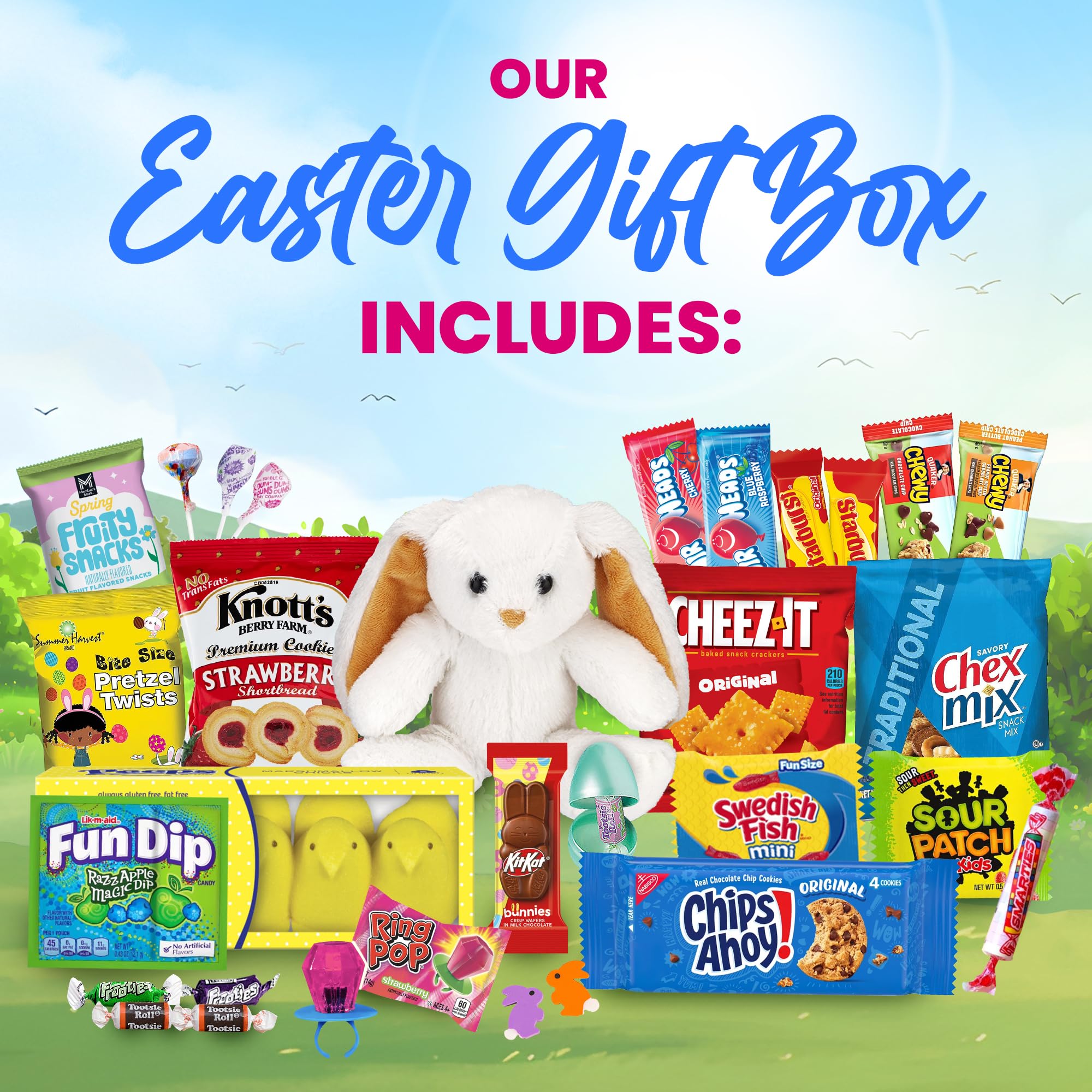 Premade Easter Baskets for Kids - Easter Treat Boxes Already Filled for Boys and Girls, Adults, and Teens