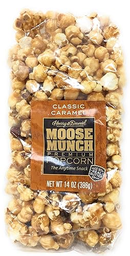 Harry & David, Moose Munch Gourmet Popcorn, Classic Caramel with Almonds Cashew Nuts (14 Oz)