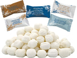 The Dreidel Company 55 Pieces Bible Verses Buttermints, Mint Candies, After Dinner Mints, Butter Mint Candy, Fat-Free, Individually Wrapped