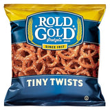 4COU Rold Gold 32430 Tiny Twists Pretzels, 1 oz Bag, 88/Carton (32430 - CT)
