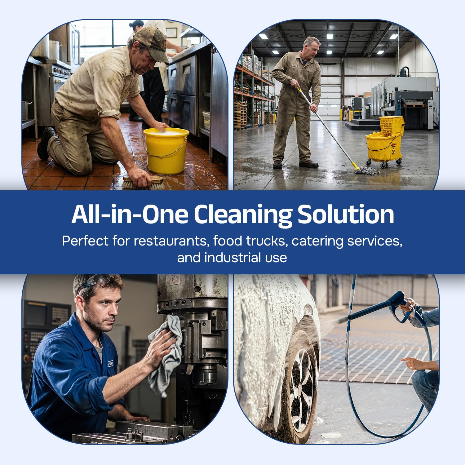 CPG SUPPLIES Heavy Duty Alkaline Cleaner & Degreaser - Multi Purpose Cleaner Concentrate to Cut Grease, Oil, Fat, Grime - Fume-Free & Non-Abrasive