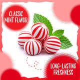 Jumbo Mint Balls 2-Pound Bag | Hard Candy with Classic Peppermint Flavor | Old Fashioned Candy for Holiday Buffets and Office Bowls | Individually