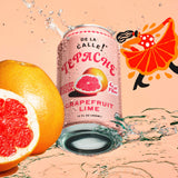 De La Calle Tepache - Grapefruit Lime - Modern Mexican Soda - Craft Fermented Pineapple Sparkling Beverage - Certified Organic, Non-Alcoholic, Healthy