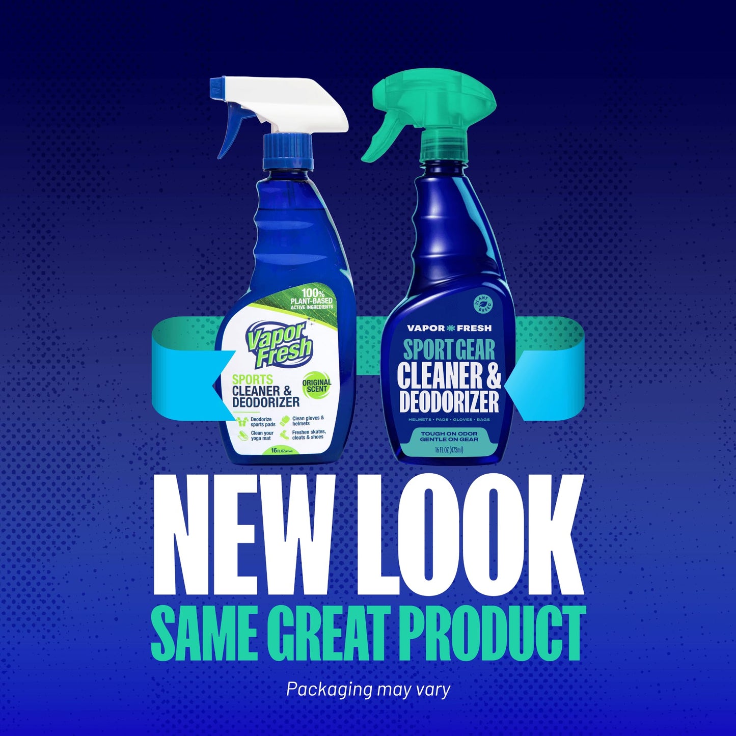 Vapor Fresh Sports Cleaner and Deodorizer - For Boxing Gloves, Sports Pads, Helmets, Gym Bags, Gym Equipment and More - Naturally Powered By Plants