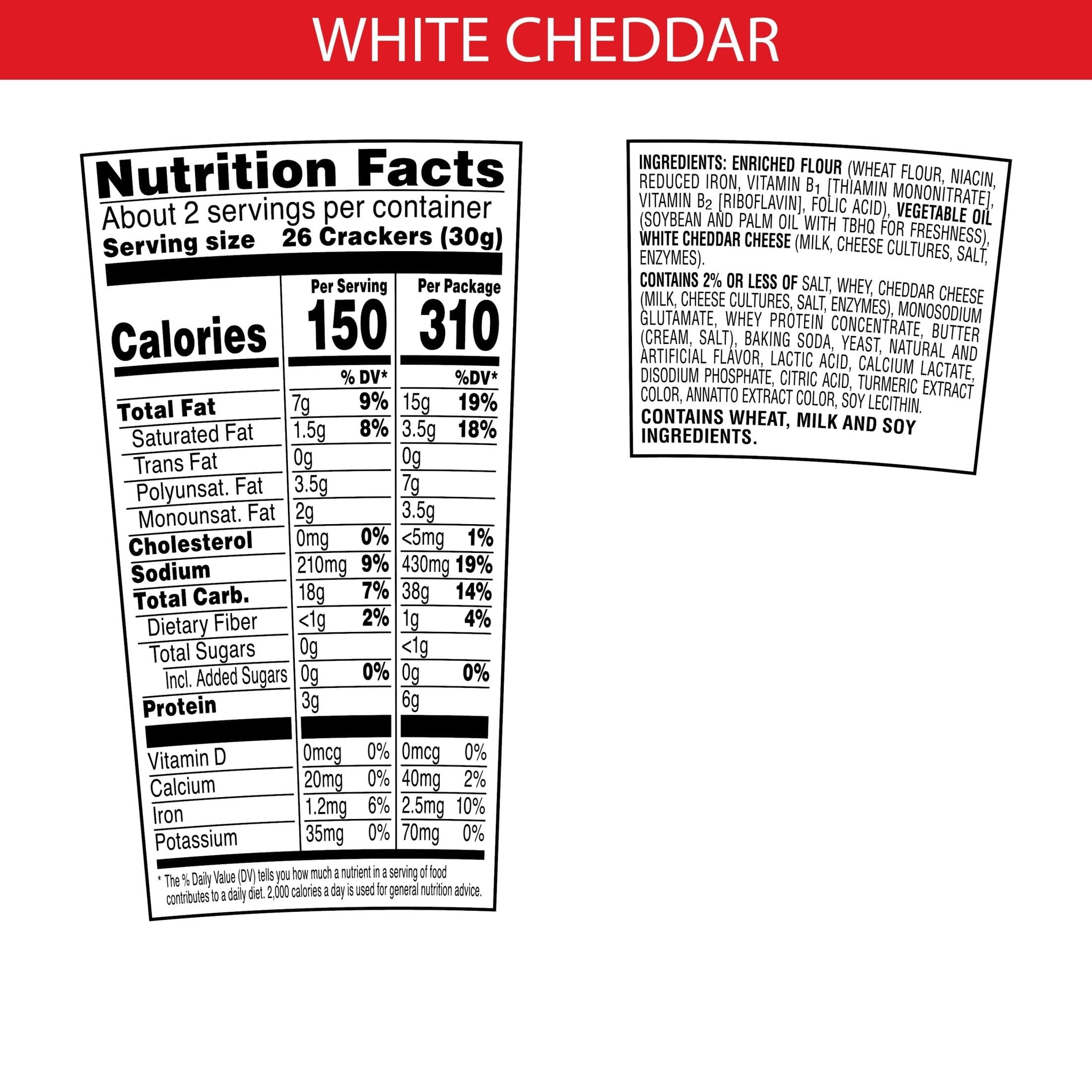 Cheez-It Baked Snack Cheese Crackers in a Cup, White Cheddar, Single Serve, 2.2 oz(Pack of 10)
