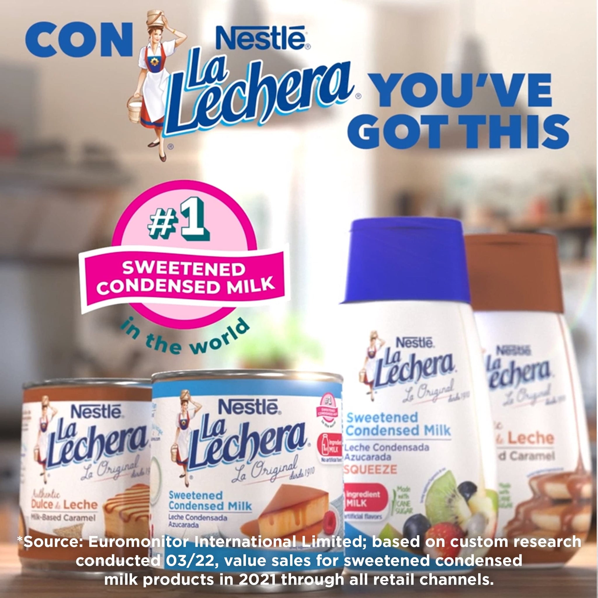 Nestle La Lechera Sweetened Condensed Milk