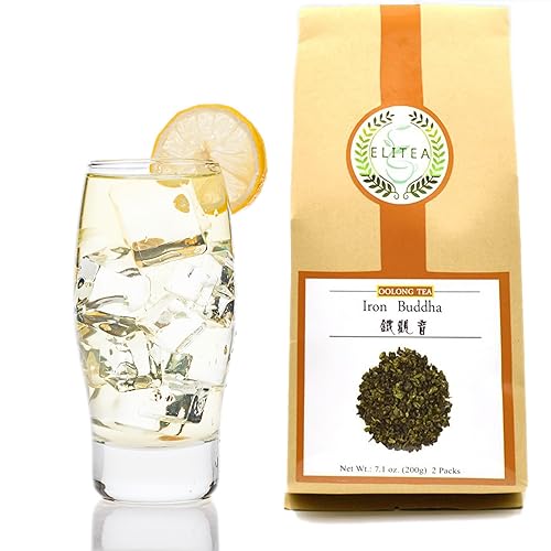 ELITEA Prime Quality Oolong Tea Loose Leaf Monkey Picked, Tie Guan Yin Famous Chinese Tea Bulk 7.1 Ounce Bag