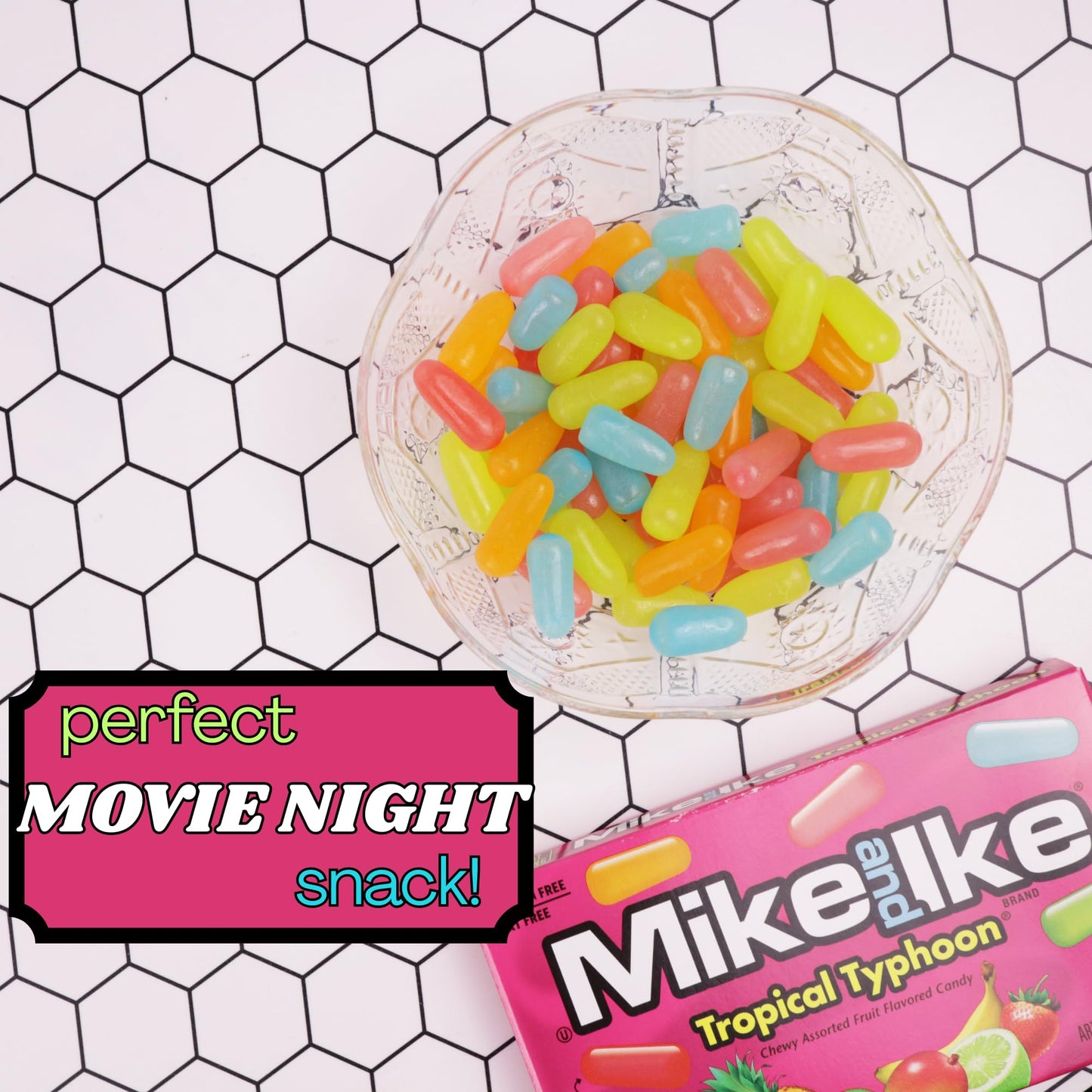 Mike and Ike Tropical Typhoon Theater Boxes, Assorted Fruit Chews Candy, Movie Night Treats, 4.25 Ounces (Pack of 3)