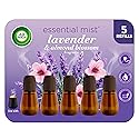 Air Wick Essential Mist Refill, 5 ct, Lavender and Almond Blossom, Essential Oils Diffuser, Air Freshener