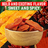 Chili Chamoy Mango Slices, 8.5 oz. Bag of Authentic Mexican Dry Fruit Candy, Sweet and Spicy Flavor, Fresh and Natural Dulce Mexicano, by Don Turinos
