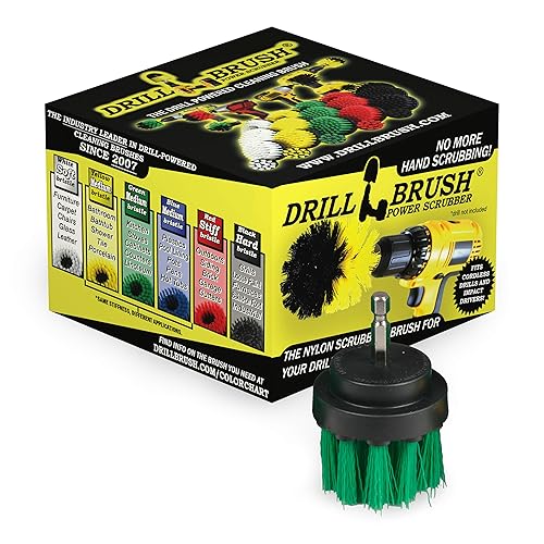 Small Diameter All Purpose Power Scrub and Cleaning Brush Automotive Home Garage and Boat Cleaning