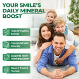 UPLIFE Hydroxyapatite Remineralizing Gum, 62 Pieces - Sugar Free Xylitol Chewing Gum for Daily Oral Care, Supports Enamel & Fresh Breath, Vegan, Mint