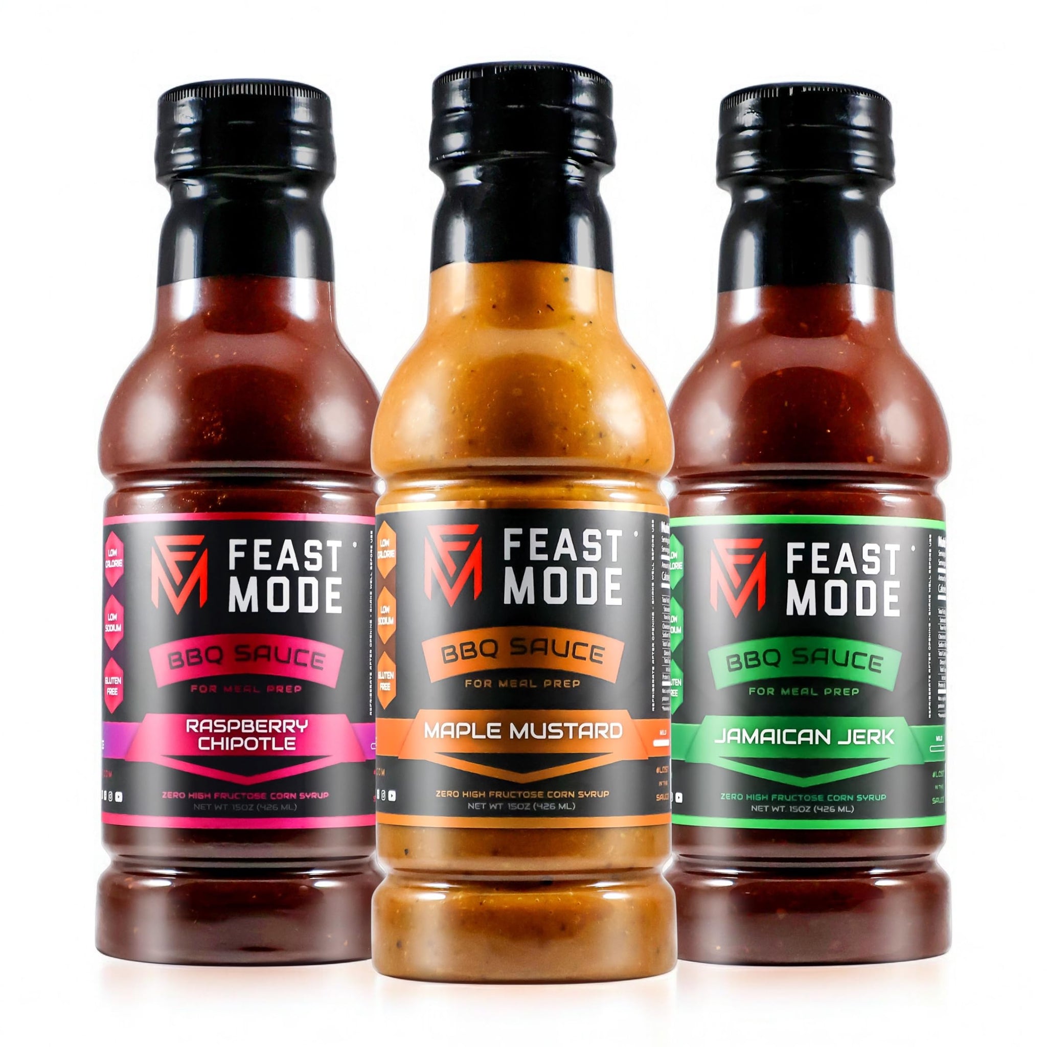 Raspberry Chipotle Sauce by Feast Mode Flavors | Low Sodium | Low calorie | Guten Free | Vegan Friendly | Zero High Fructose Corn Syrup | Healthy