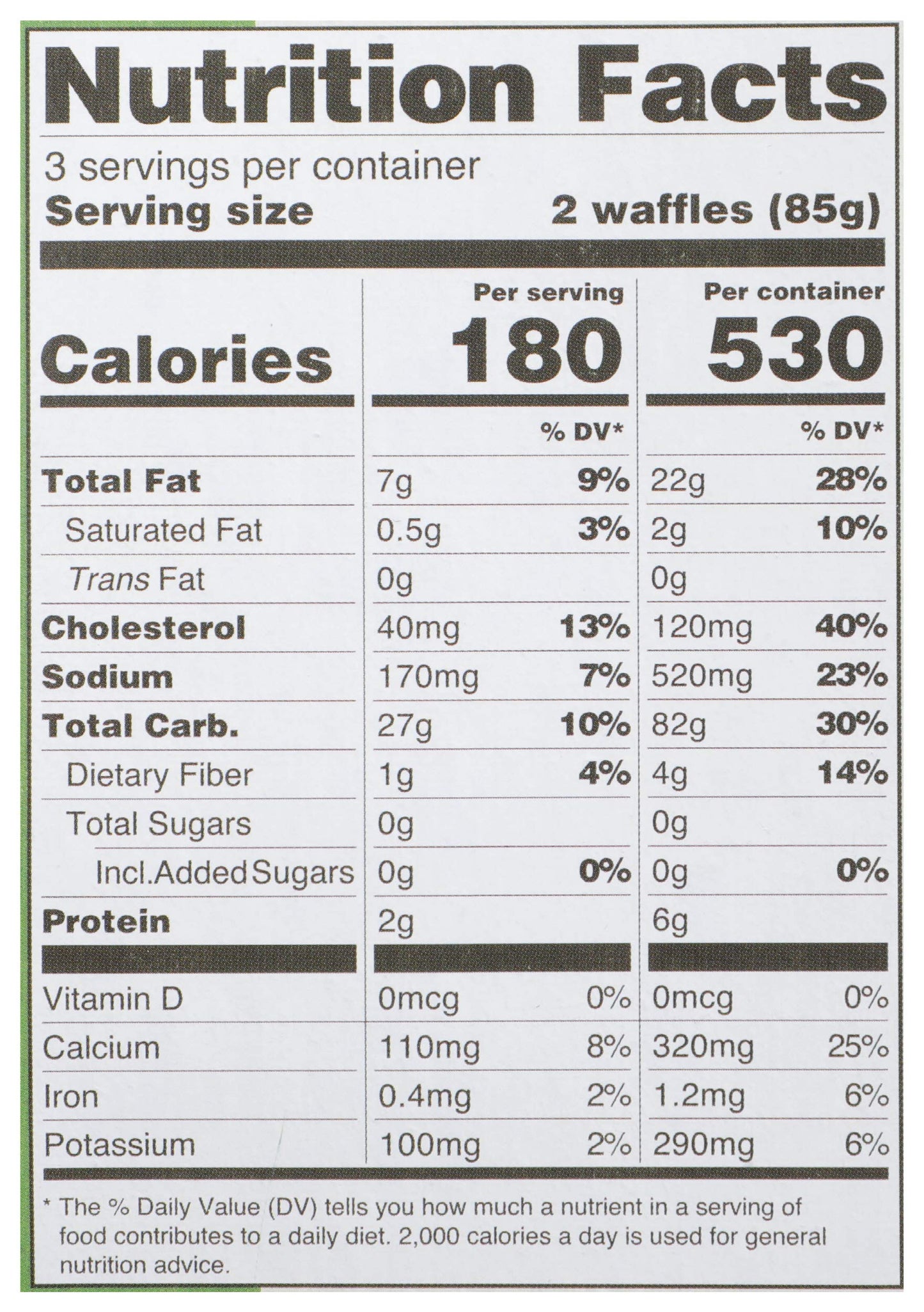 Kitchfix, Waffles Grain Free Original 6 Count, 9 Ounce
