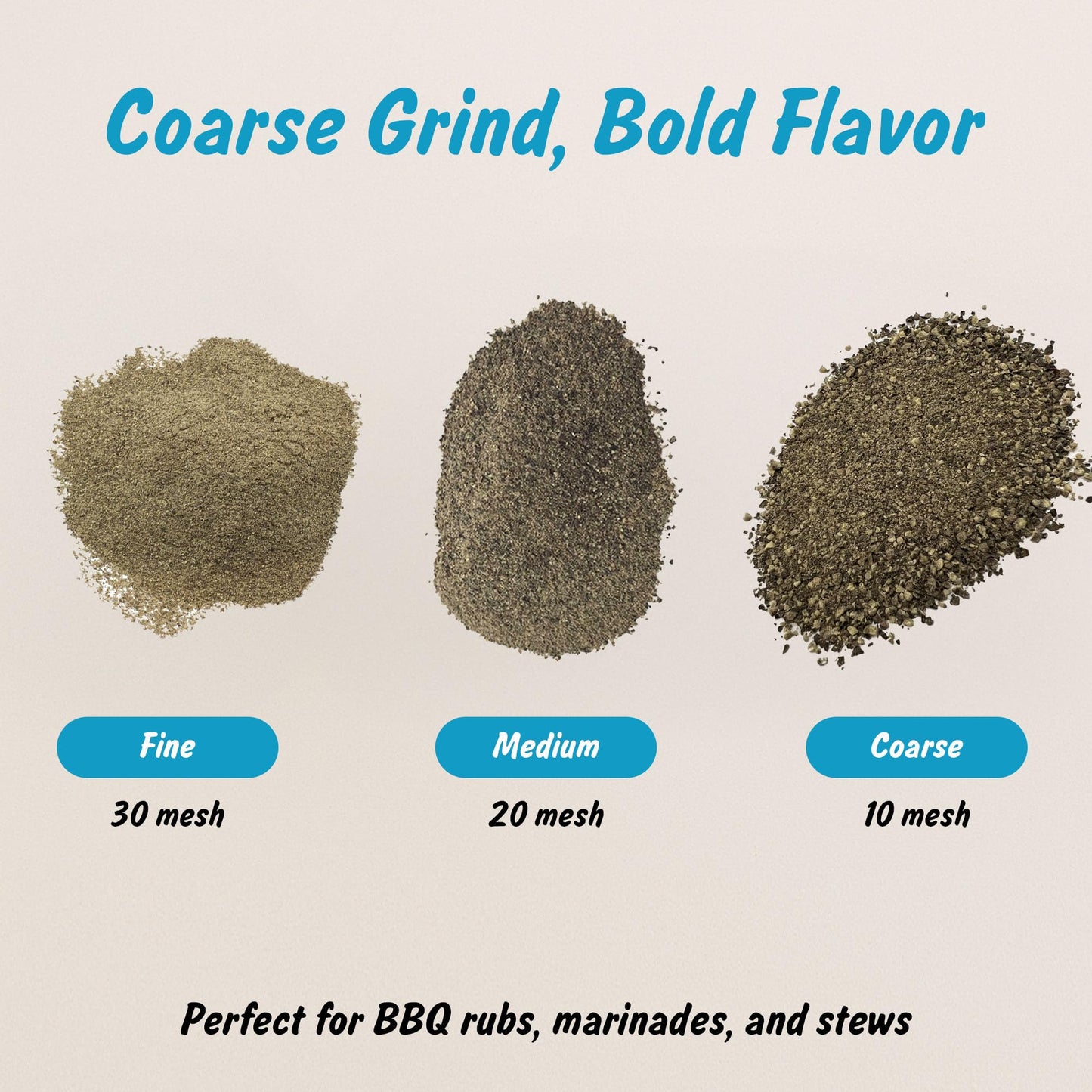 Spice Profile USDA Organic Coarse Ground Black Pepper, Lab Tested for Heavy Metals, Resealable 4 oz Pouch, Kaali Mirch, Pimienta Negra Molida