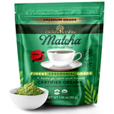 Golden Herbs Matcha Superior Ceremonial Blend Green Tea Powder from Uji, Kyoto, USDA Organic, Gluten-Free Vegan, 100% Pure Unsweetened, No Additivesm