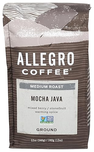 Allegro Coffee Mocha Java Ground Coffee, 12 oz
