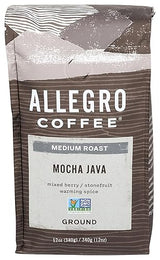 Allegro Coffee Mocha Java Ground Coffee, 12 oz