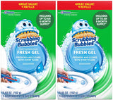 Mega Value Scrubbing Bubbles Toilet Cleaning Gel Fresh, 2 Dispensers, 8 Refills, 48 Gel Stamps, 10.72oz
