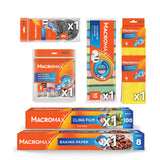 Kitchen Cleaning Kit with Sponges Cloths Scourers Cling Film Baking Paper Household Supplies Set