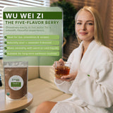 Dimmak Herbs Organic Schisandra Berry Extract 5:1 (Wu Wei Zi)- The Five Flavor Adaptogen for Liver Detox, Glowing Skin & Mental Focus- Stress Relief