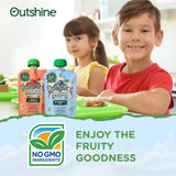 Outshine Fruit Smoothie Pouches Variety Pack - Ready-to-Drink Smoothies -Perfect for Kids and Adult On-the-Go -Fruit & Yogurt Pouches for Snacking