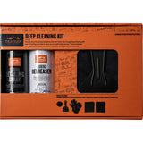 Traeger Grills Deep Cleaning Kit - Exterior Detailing Spray (16oz), Foaming Degreaser (16oz), Grill Scraper & Pad, Microfiber Towels, Nitrile Gloves