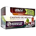 Premium Castanos de Indias (Horse Chestnut) Tea Reinforced with Dandelion by Betel Natural - Promotes Healthy Circulation - 24 Tea Bags