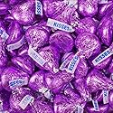 180ct Purple Hershey's Kisses Chocolate Candy with Free Celebrate Exclusive Kiss Stickers