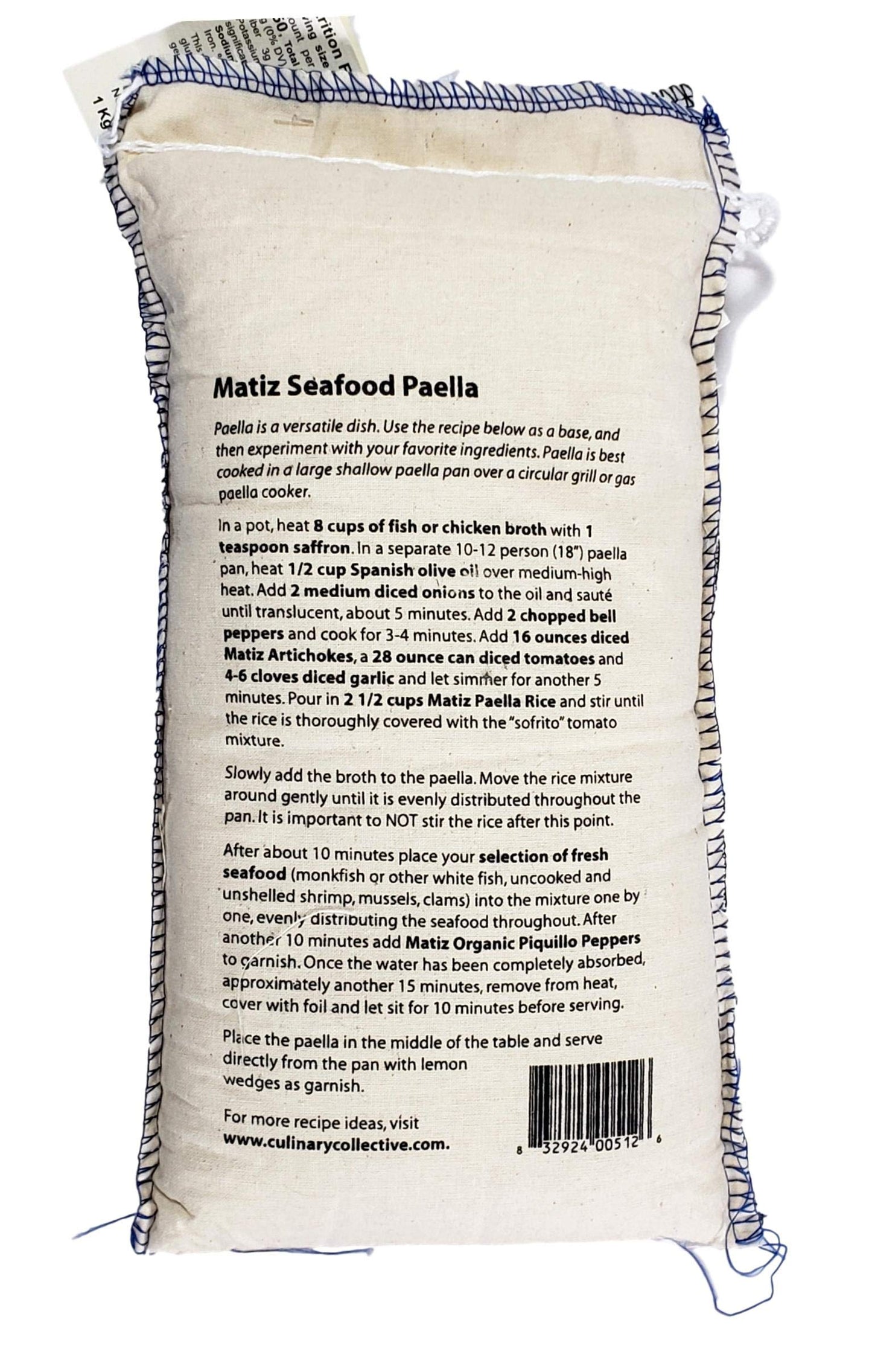 Matiz España Bomba Paella Rice from Spain (2.2 lbs.) Firm, Natural Spanish Grain | Round, Medium Short | Risotto and Arrow Negro | Gluten Free (2 bags)